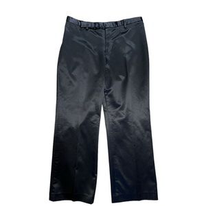 Y2K vintage black Gap satin cropped pants